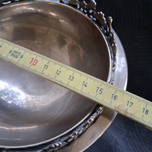Victorian Revival Silver Plated Fruit Bowl like new