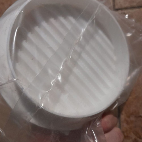 Plastic ventilation grille with mesh 125mm EUROPLAST VR125 new