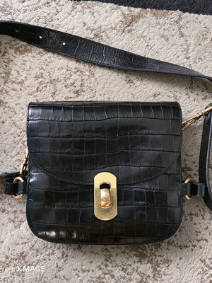 Coccinelle crossbody bag used, black