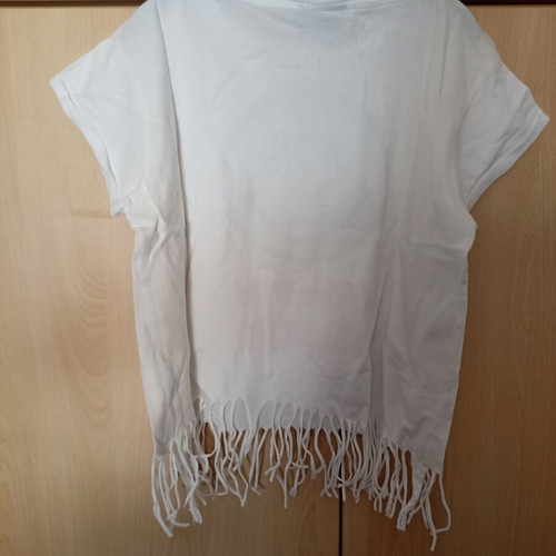 Smiley world T-shirt size 146 cm like new, cotton with fringes