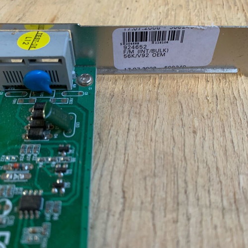 Motorola Fax modem PCI card used
