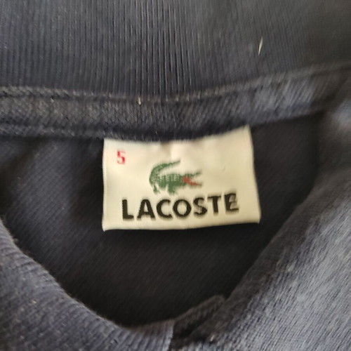 Lacoste polo shirt dark blue size 5 (L)