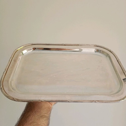 Vintage Papillon silver-plated tray used