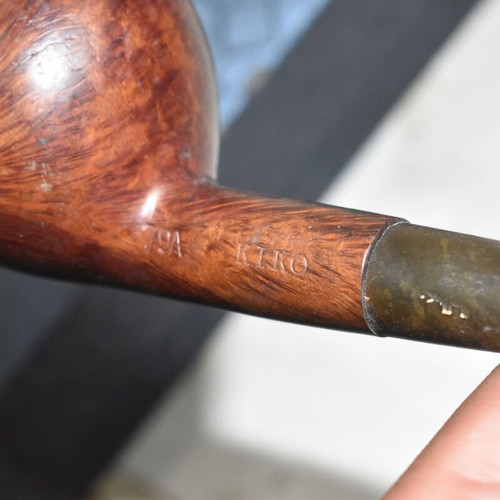 Vintage KIKO 79A Tobacco Pipe used, briar wood, made in Tanganyika