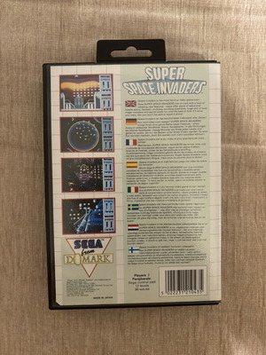 Super Space Invaders SEGA Master System complete