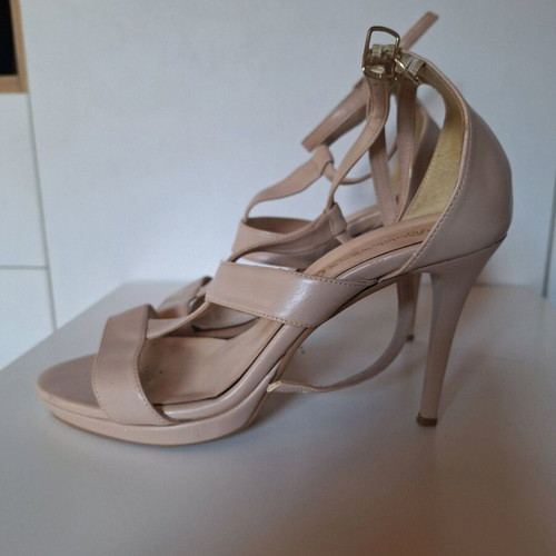 Stefania women's leather shoes used, size 40, 10cm heel