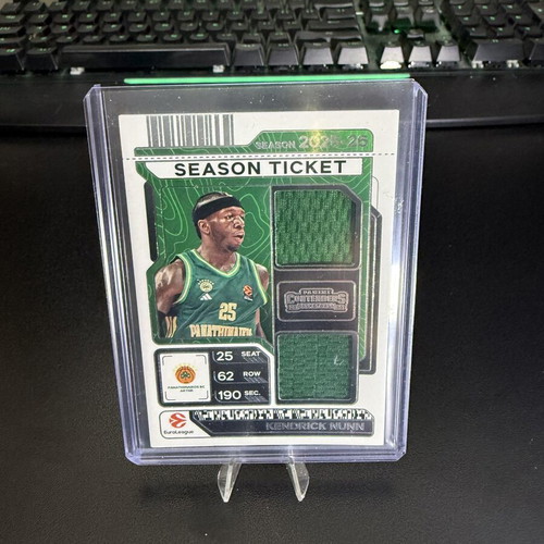 Kendrick Nunn 2025-26 Panini Contenders EuroLeague Season Ticket like new
