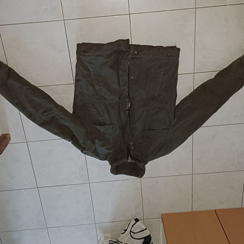 Men's jacket used, khaki earth color, size XL