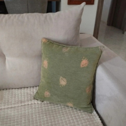 Decorative pillows made of senille fabric, custom order, like new