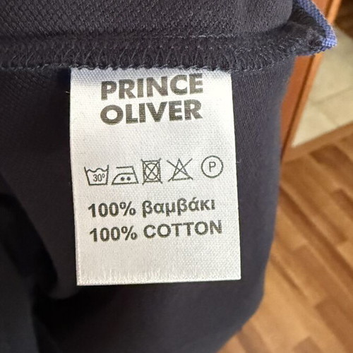 Prince Oliver polo shirt new, XXL, blue, 100% cotton