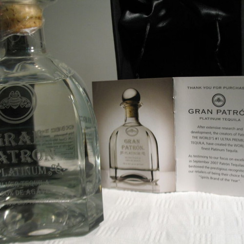 Silver Tequila Gran Patrón Platinum 700ml new