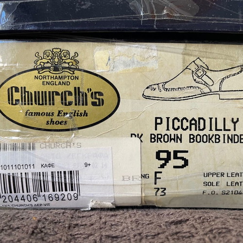 Church's Picaddily monk strap men's shoes like new, size 43.5
