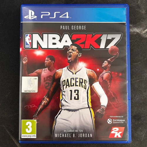 NBA 2K17 PS4 game used, complete