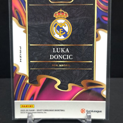 Select Euroleague 2025-26 Luka Doncic Clutch Insert Silver Holo Prizm Real Madrid