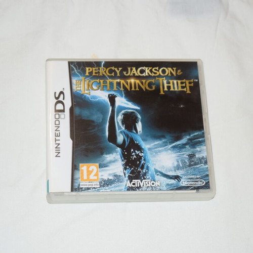 Percy Jackson & The Lightning Thief Nintendo DS game used, original box and booklet