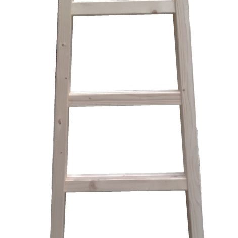 Wooden ladder new 1.95m with 12 steps