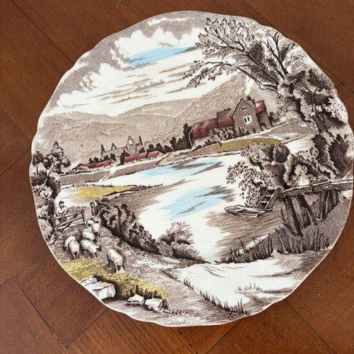 Alfred Meakin plates, set of 2, England