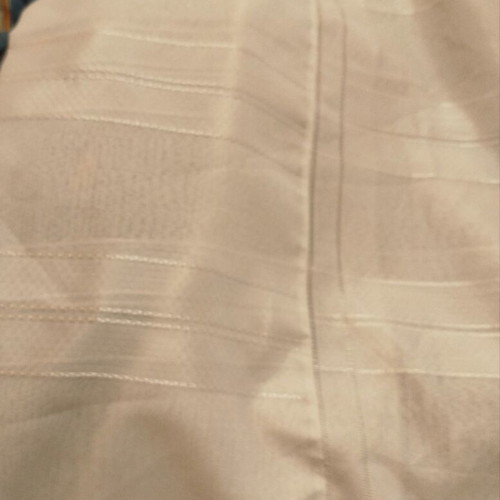 Vintage curtains used, set of two white, height 2.30 m, width 3 m