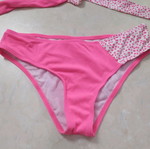 Pink bikini swimsuit