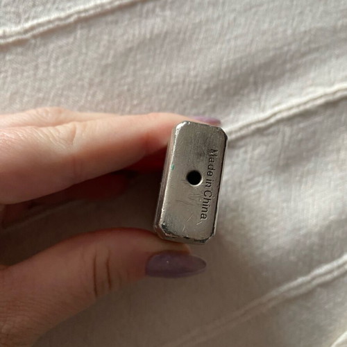 Marlboro silver metal lighter case used