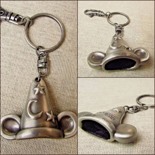 Disney Sorcerer's Hat Keychain new, pewter