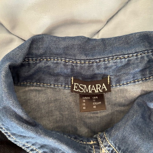 Esmara denim shirts size S like new blue pack of 2
