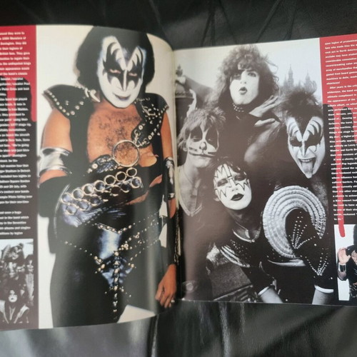 KISS Live! Book like new with poster