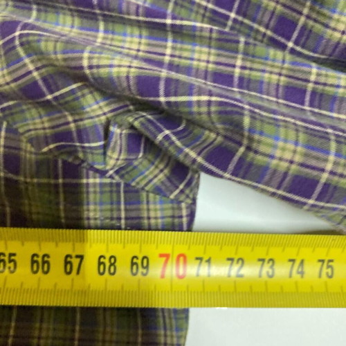 Ralph Lauren 90s Custom Fit Oxford Shirt XXL, green purple blocked