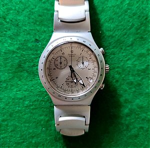 Swatch Irony chrono aluminium  80 ευρω
