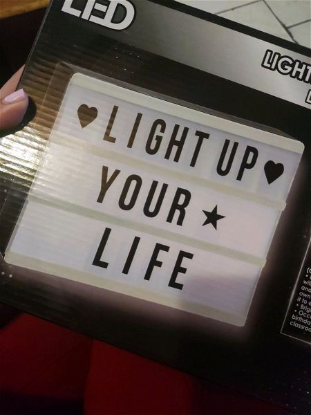  led lightbox & grammata!