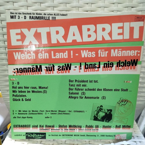 Extrabreit Welch Ein Land ! - Was Für Männer vinyl record used, rock