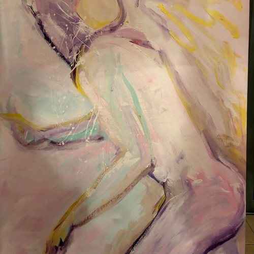 Original large painting 140×90 cm new