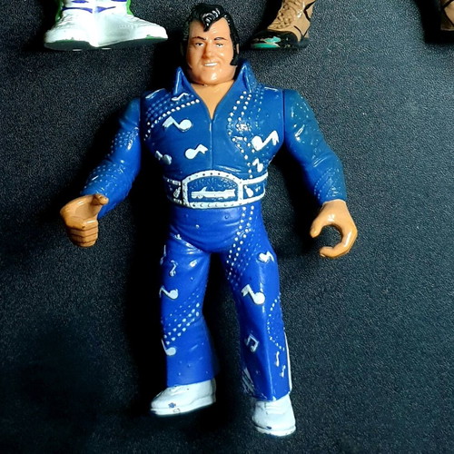 Honky Tonk Man Elvis figure WWE WWF used functional