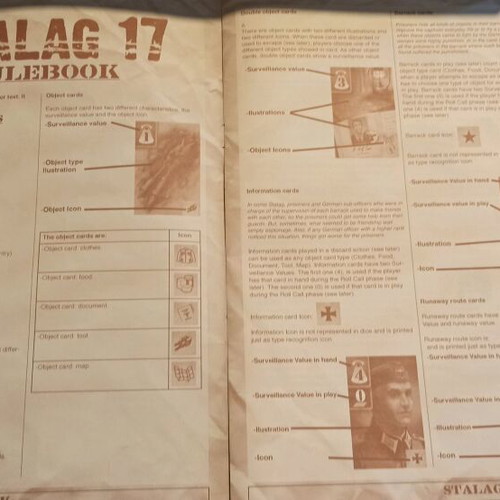 Stalag 17 board game used