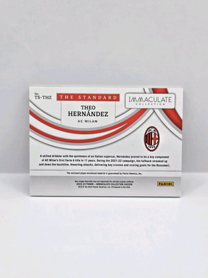 Panini Immaculate Theo Hernandez Player Worn Patch like new