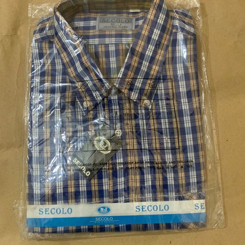 Men's short-sleeve shirt n45-46 new multicolor