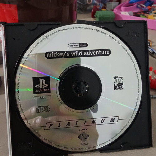 Mickey's Wild Adventure PS1 game Platinum edition