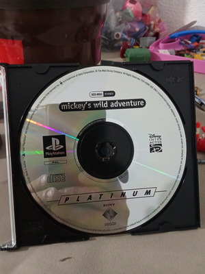 Mickey's Wild Adventure PS1 game Platinum edition