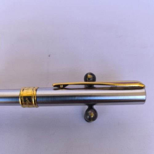 Aurora Magellano Gun pen like new, stainless steel, made in Italy