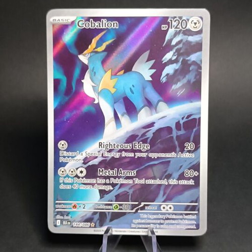 Cobalion 144/086 Black Bolt Pokemon TCG new