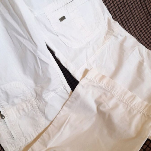 Benetton maternity trousers white like new, size S, cotton