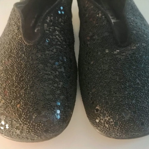 Louis Nicol women's black low heel shoes used, size 37