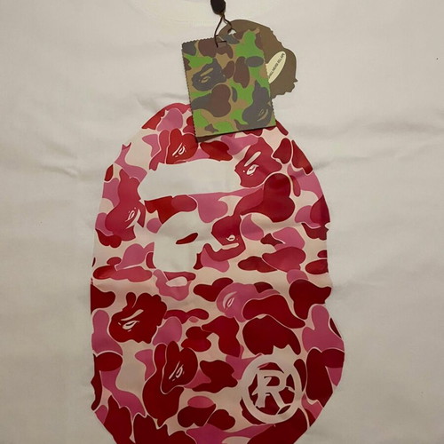 Aape By A Bathing Ape® T-Shirt Pink Camo Ape Head, size M, new