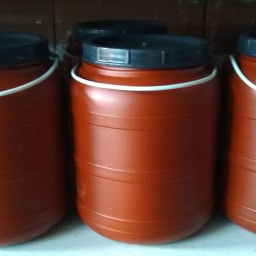 Plastic barrels new for food, olives, oil, honey, pickles