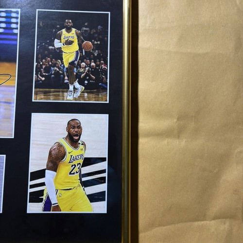 LeBron James Signed Replica Poster new, Lakers memorabilia