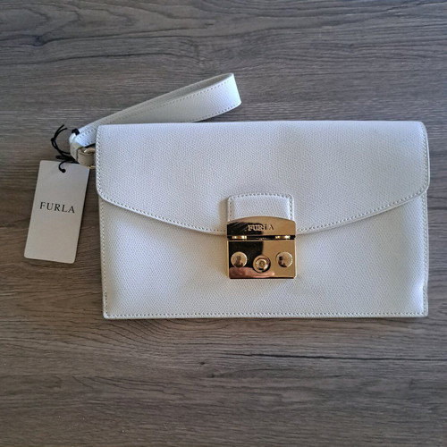Furla women's shoulder bag new, white