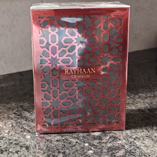 Rayhaan Crimson Eau de Parfum 100ml, men's spicy warm fragrance