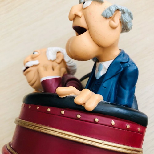 Statler and Waldorf collectible figurine like new, vintage resin