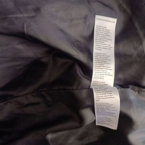 Dorothy Perkins women's jacket used black 4XL with small stain