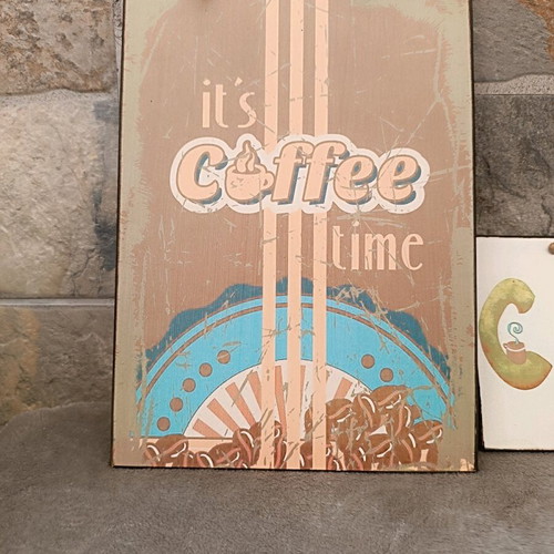 Wooden wall plaques like new with hanging string